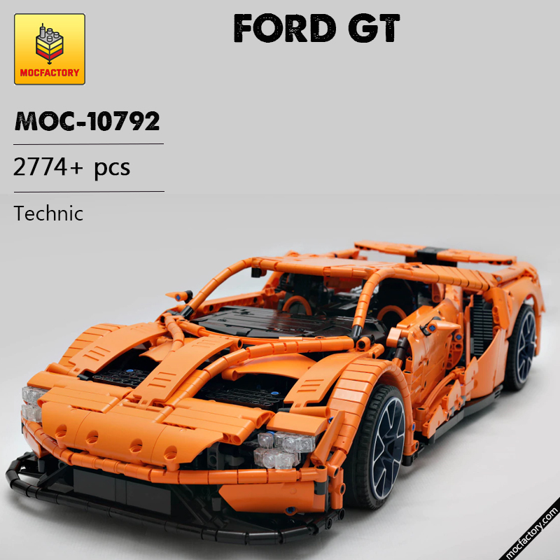 MOC 10792 FORD GT Technic by Loxlego MOC FACTORY - LEPIN Germany