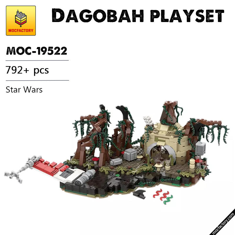 MOC 19522 Dagobah playset Star Wars by IScreamClone MOC FACTORY - LEPIN Germany