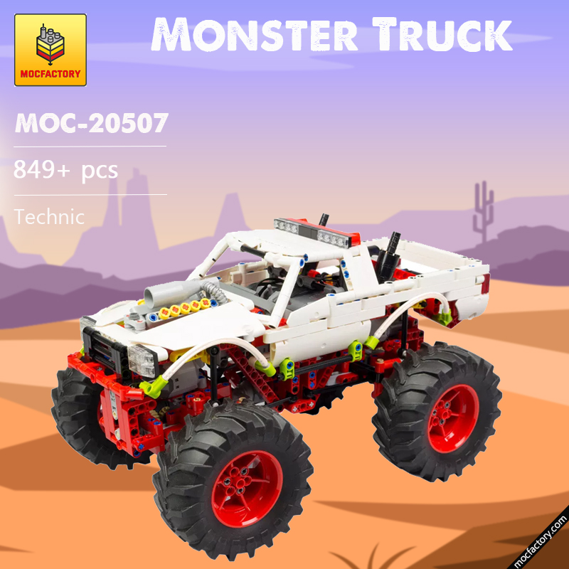 MOC 20507 Monster Truck Off road Car by Nico71 MOC FACTORY - LEPIN Germany