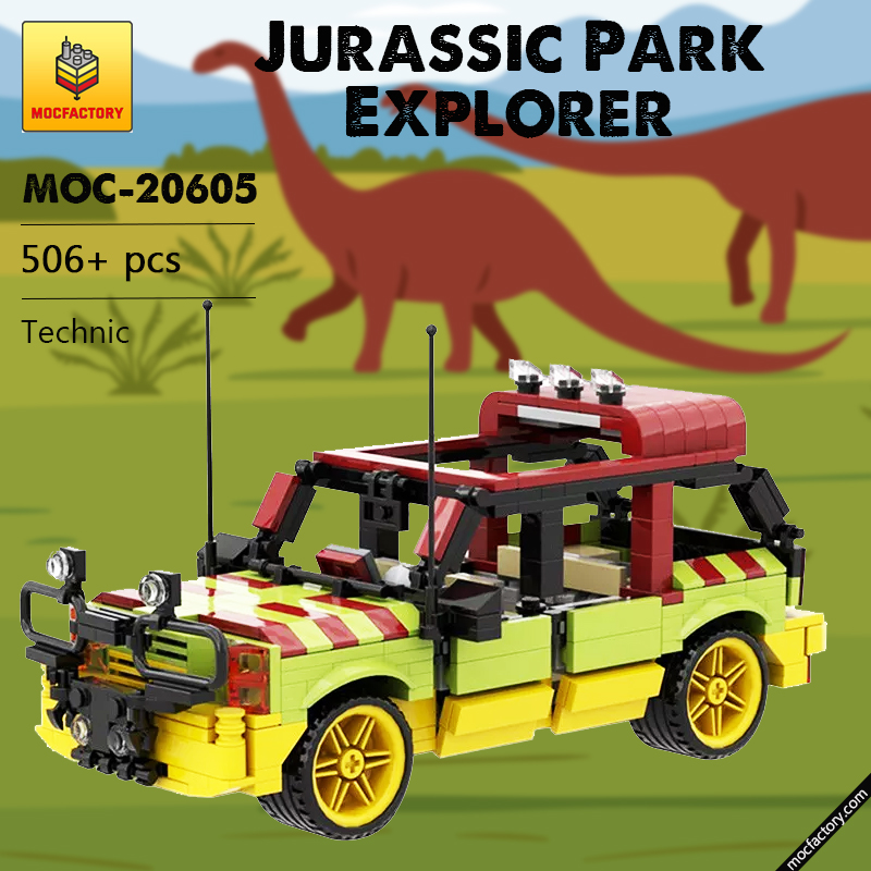 MOC 20605 Jurassic Park Explorer Technician by mkibs MOCFACTORY - LEPIN Germany