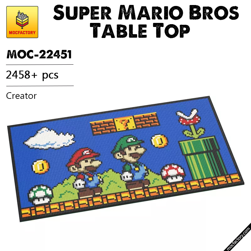 MOC 22451 Super Mario Bros Table Top Creator by mkibs MOCFACTORY - LEPIN Germany