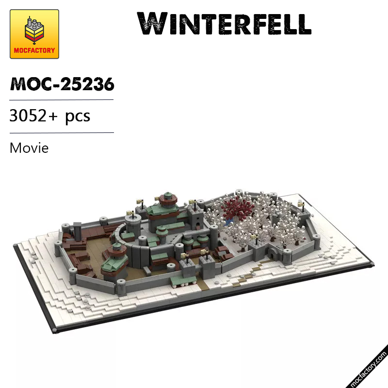 MOC 25236 Winterfell Game of Thrones Movie by EthanBrossard MOC FACTORY - LEPIN Germany