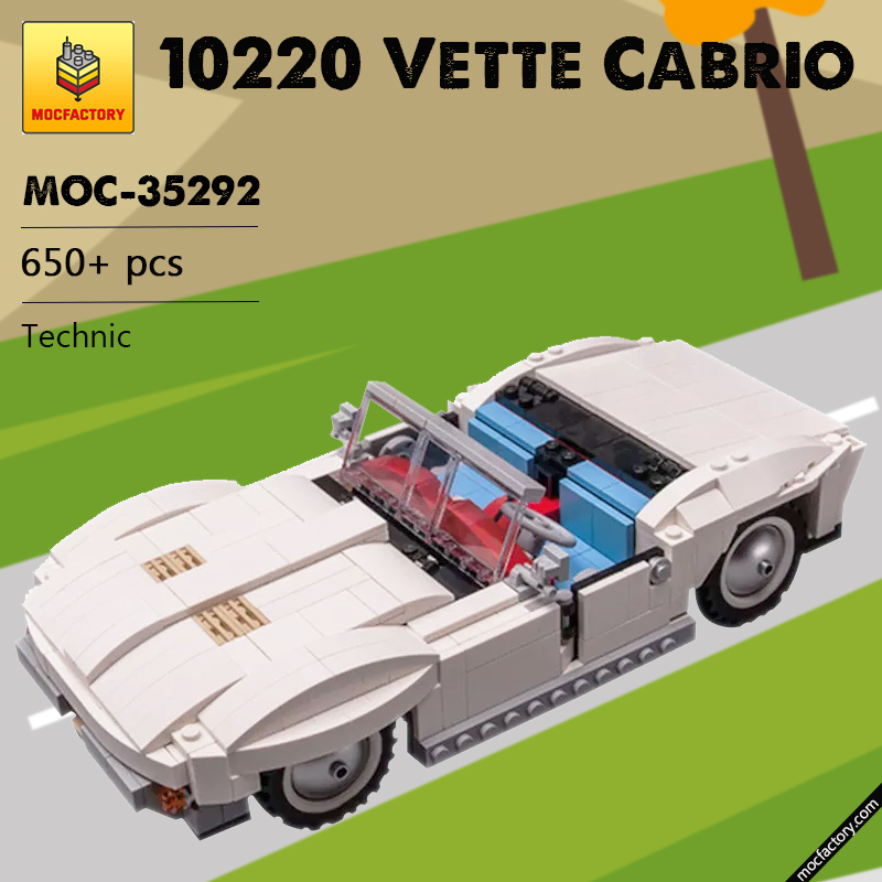 MOC 35292 10220 Vette Cabrio Super Car by Keep On Bricking MOCFACTORY - LEPIN Germany
