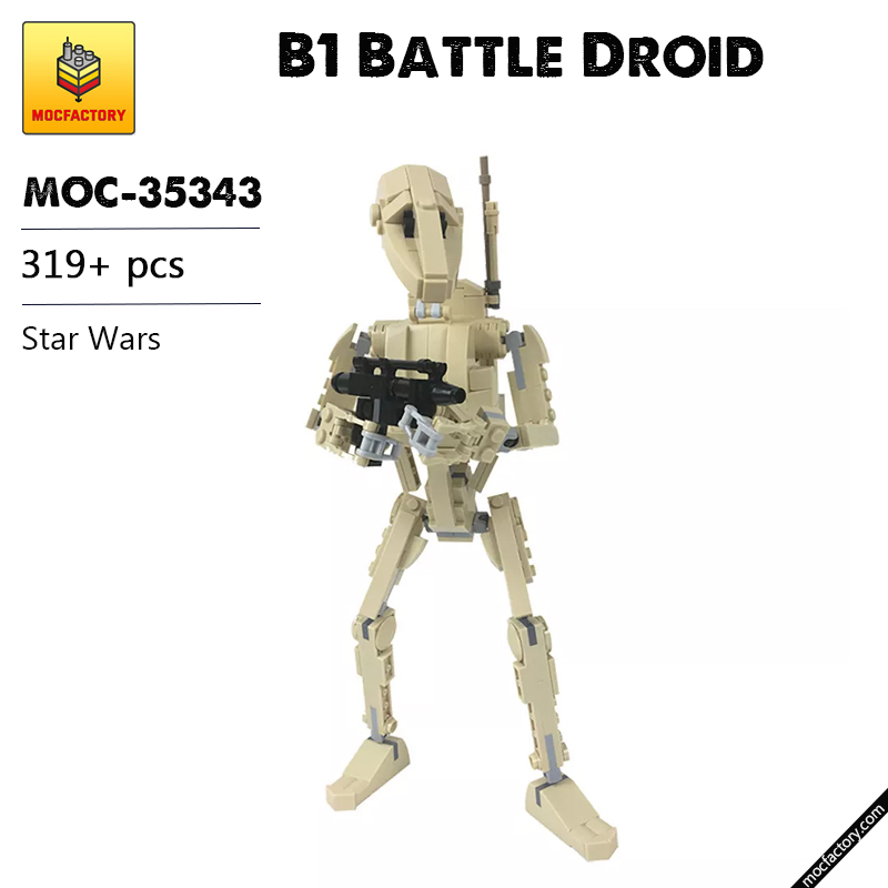 MOC 35343 B1 Battle Droid Star Wars by 2bricksofficial MOC FACTORY - LEPIN Germany