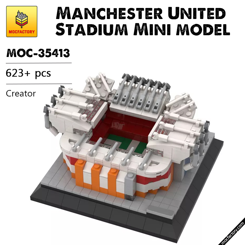 MOC 35413 Manchester United Stadium Mini model Creator by gabizon MOCFACTORY - LEPIN Germany