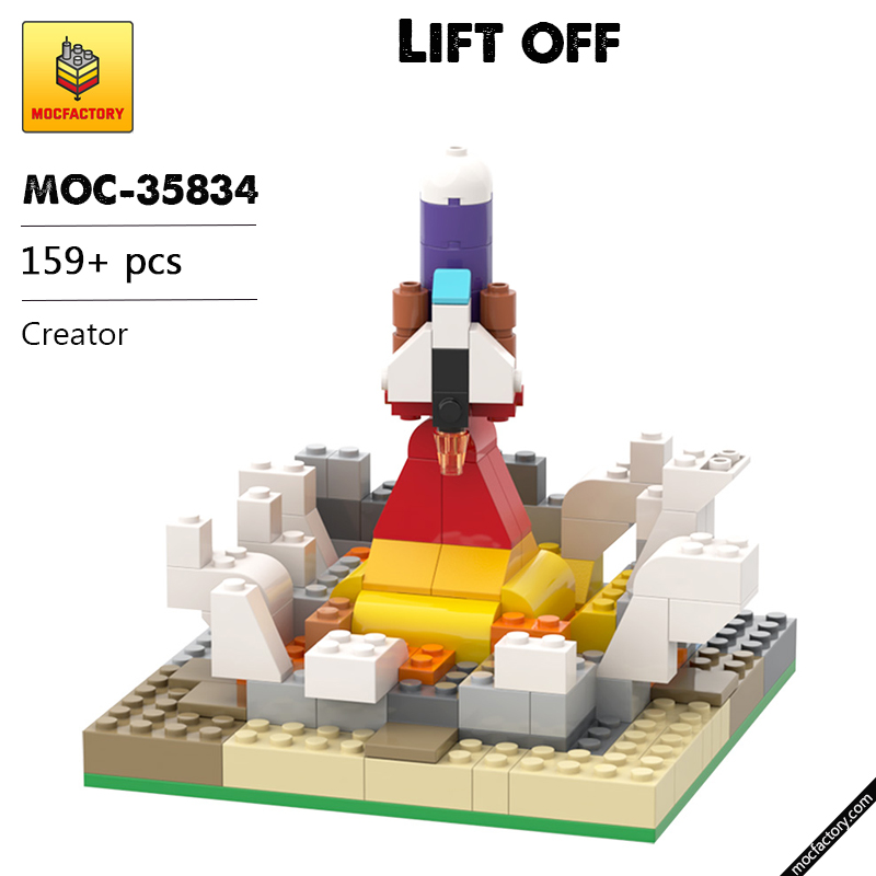 MOC 35834 Lift off Creator by BrickBrush MOC FACTORY - LEPIN Germany