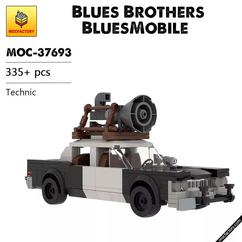 MOC 37693 Blues Brothers BluesMobile Technic by M4rchino84 MOC FACTORY - LEPIN Germany