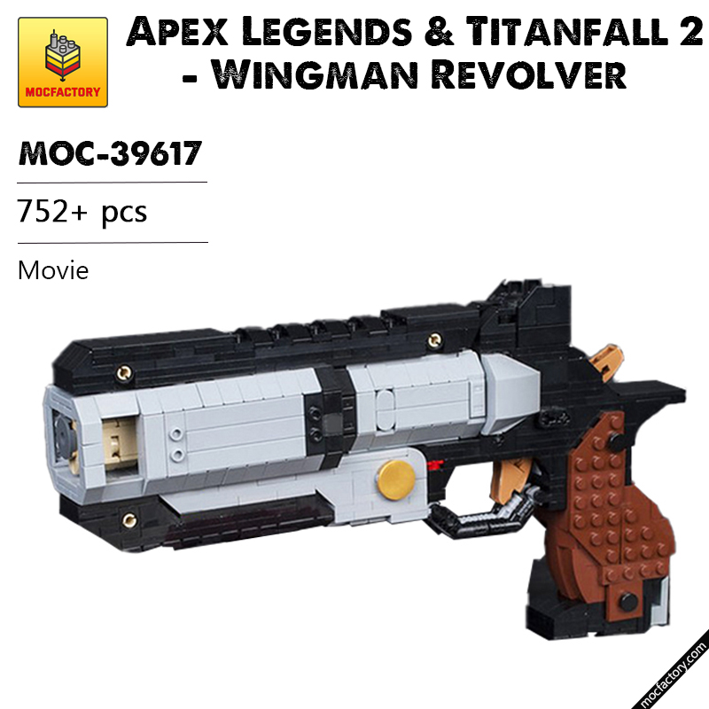 MOC 39617 Apex Legends Titanfall 2 Wingman Revolver Movie by NickBrick MOC FACTORY - LEPIN Germany