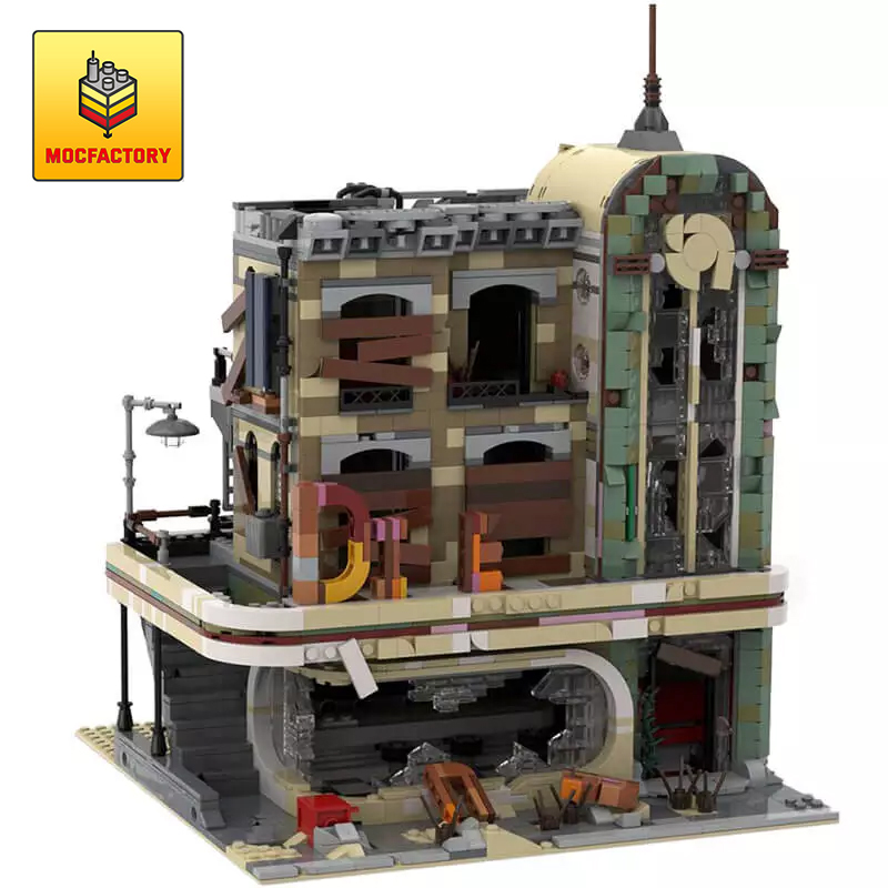 MOC 40173 Downtown Diner Apocalypse Version by SugarBricks MOC FACTORY - LEPIN Germany