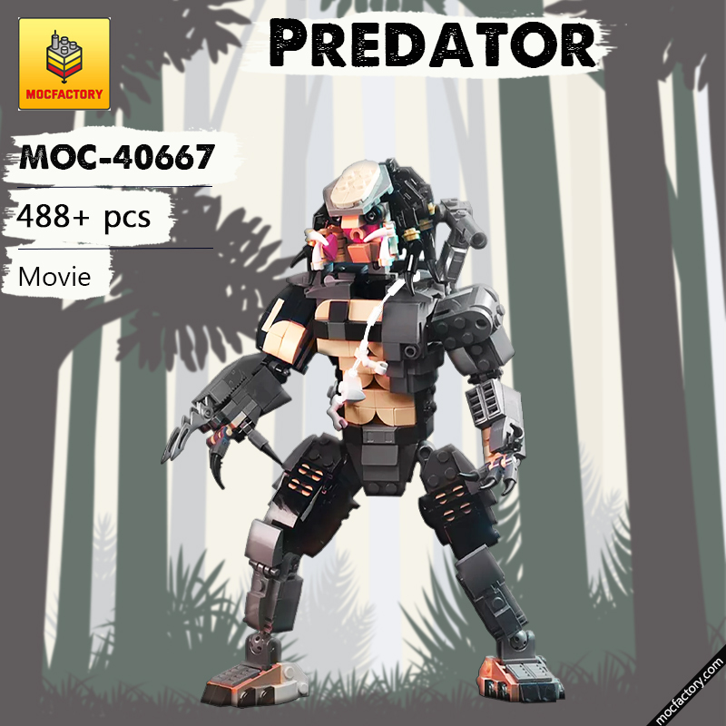 MOC 40667 Predator Movie by buildbetterbricks MOC FACTORY - LEPIN Germany