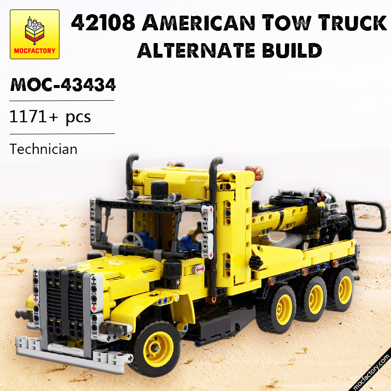 MOC 43434 42108 American Tow Truck alternate build Construction vehicle by timtimgo MOCFACTORY - LEPIN Germany