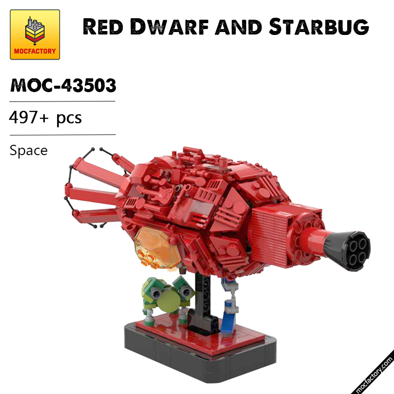 MOC 43503 Red Dwarf and Starbug Space by 6211 MOC FACTORY - LEPIN Germany
