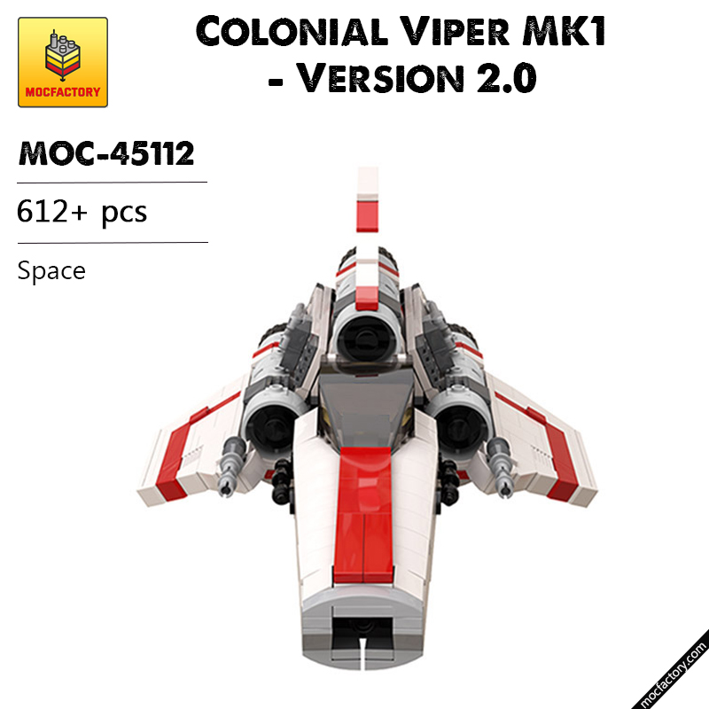 MOC 45112 Colonial Viper MK1 Version 2.0 Space by apenello MOC FACTORY 1 - LEPIN Germany