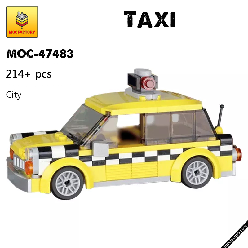 MOC 47483 City Taxi by BrickPolis MOCFACTORY - LEPIN Germany