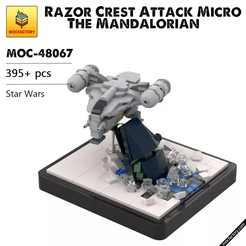 MOC 48067 Razor Crest Attack Micro The Mandalorian Star Wars by 6211 MOC FACTORY - LEPIN Germany