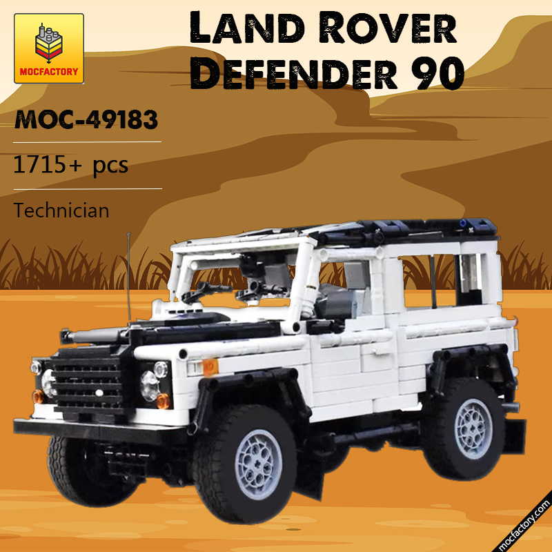 MOC 49183 Land Rover Defender 90 Off road Car by ArsMan064 MOCFACTORY - LEPIN Germany