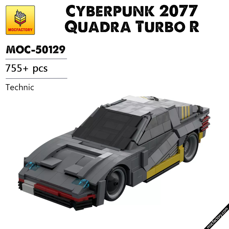 MOC 50129 Cyberpunk 2077 Quadra Turbo R Technic by GimmeInstructions MOC FACTORY - LEPIN Germany