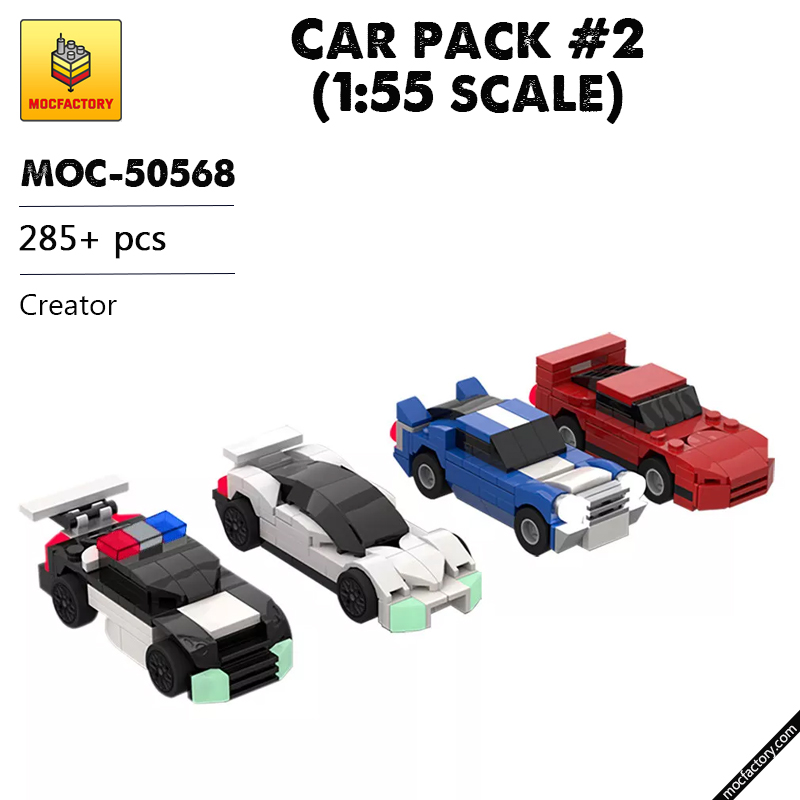 MOC 50568 Car pack 2 155 scale Creator by Mobilbenja FACTORY - LEPIN Germany
