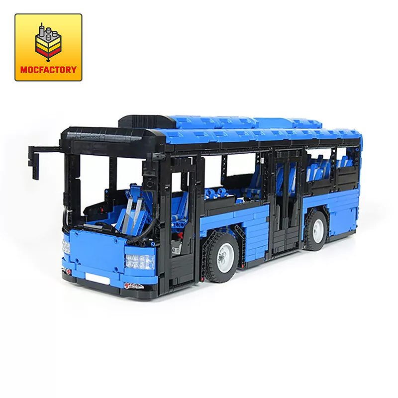 MOC 5161 Motorized Bus by HallBricks MOC FACTORY - LEPIN Germany