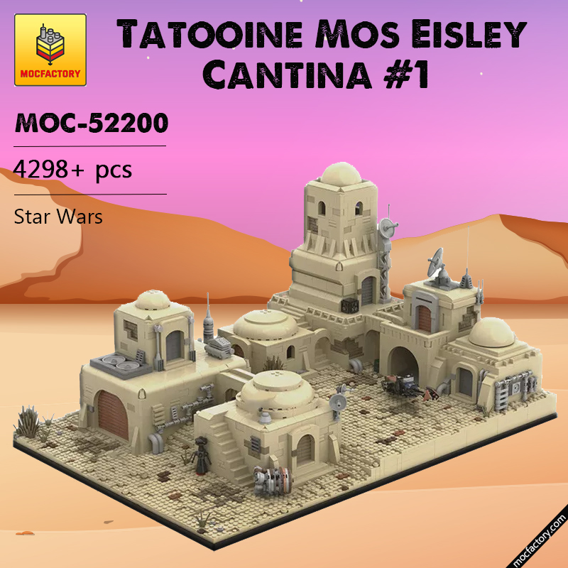 MOC 52200 Tatooine Mos Eisley Cantina 1 Star Wars by MOCOPOLIS MOC FACTORY 5 - LEPIN Germany
