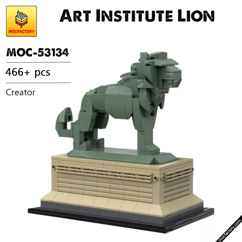 MOC 53134 Art Institute Lion Creator by bric.ole MOC FACTORY - LEPIN Germany