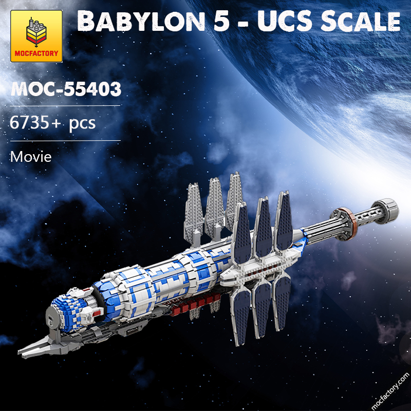 MOC 55403 Babylon 5 UCS Scale Movie by manglegrat MOC FACTORY - LEPIN Germany