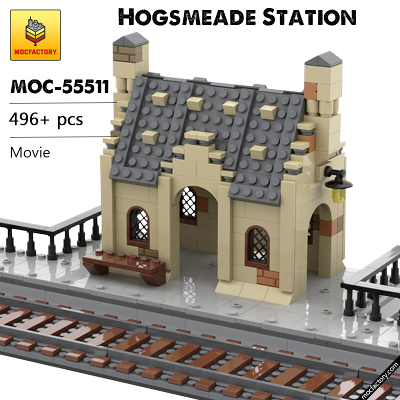 MOC 55511 Hogsmeade Station Harry Potter Movie by JL.Bricks MOC FACTORY - LEPIN Germany