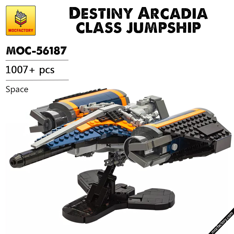 MOC 56187 Destiny Arcadia class jumpship Space by legobodgers MOC FACTORY - LEPIN Germany