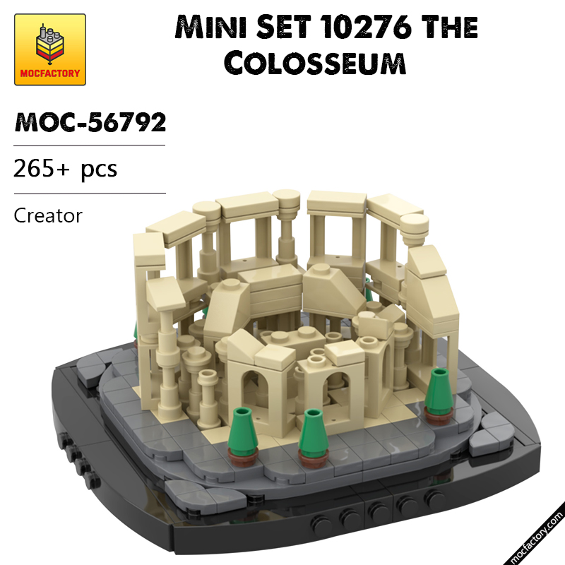 MOC 56792 Mini SET 10276 The Colosseum Creator by gabizon MOC FACTORY - LEPIN Germany