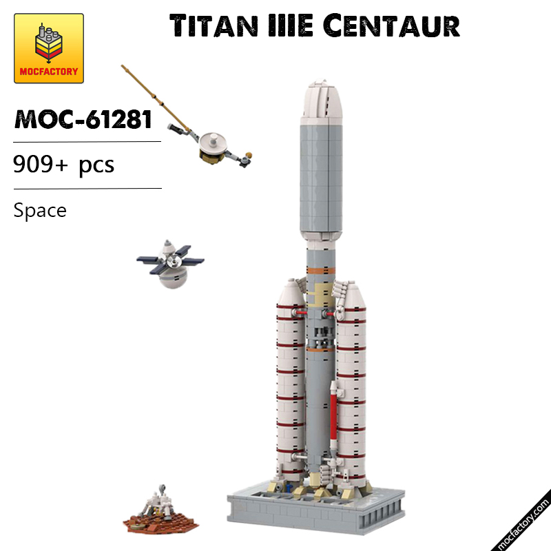 MOC 61281 Titan IIIE Centaur 1110 scale Space by TheBrickFrontier MOC FACTORY - LEPIN Germany