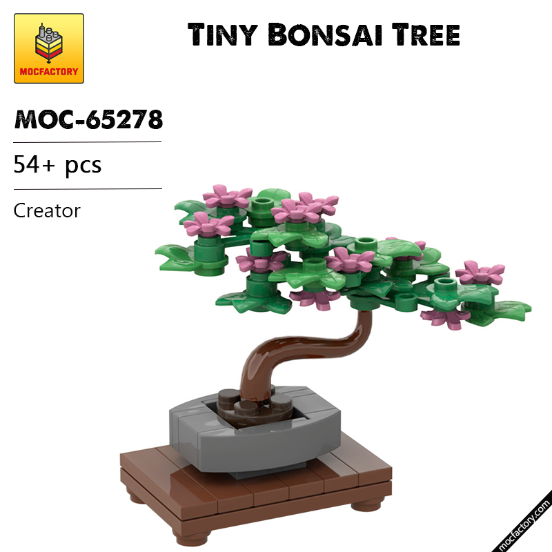 MOC 65278 Tiny Bonsai Tree Creator by Miro MOC FACTORY - LEPIN Germany
