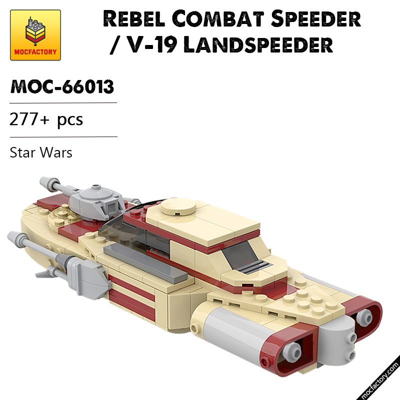 MOC 66013 Rebel Combat Speeder V 19 Landspeeder Star Wars by ThrawnsRevenge MOC FACTORY - LEPIN Germany