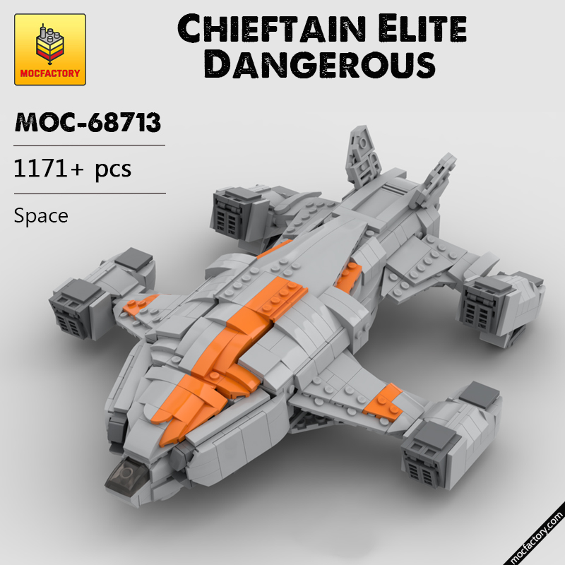MOC 68713 Chieftain Elite Dangerous Space by TheRealBeef1213 MOC FACTORY - LEPIN Germany