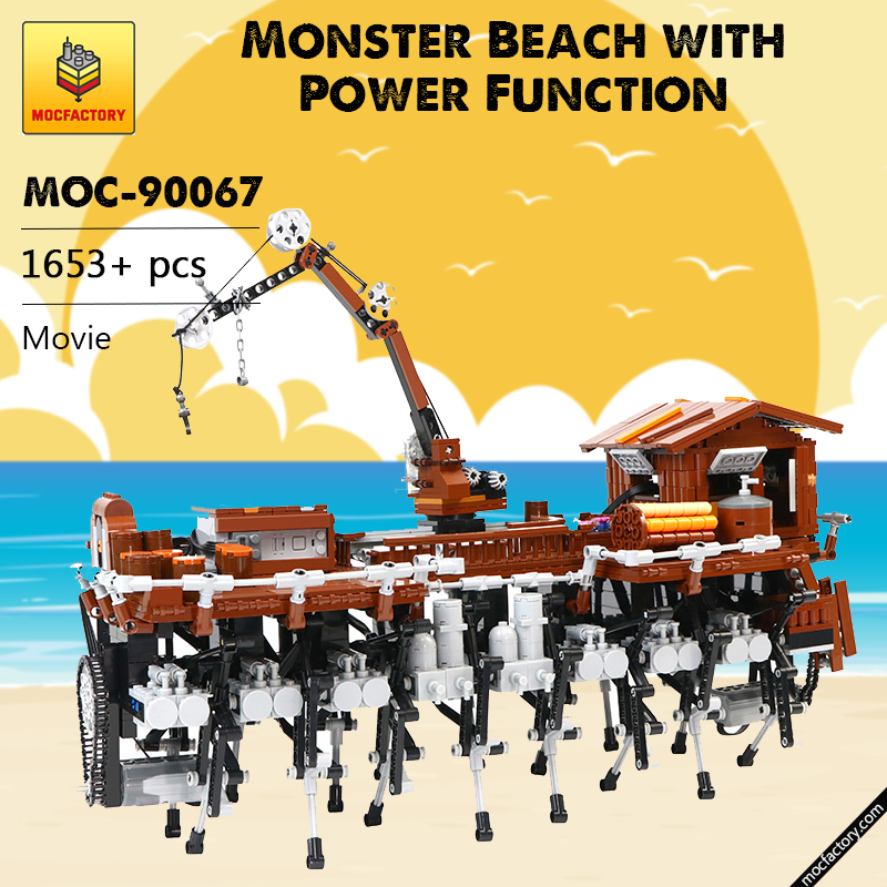 MOC 90067 Monster Beach with Power Function Movie MOC FACTORY - LEPIN Germany