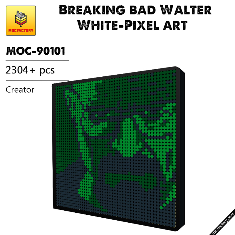 MOC 90101 Breaking bad Walter White Pixel Art Creator MOC FACTORY - LEPIN Germany