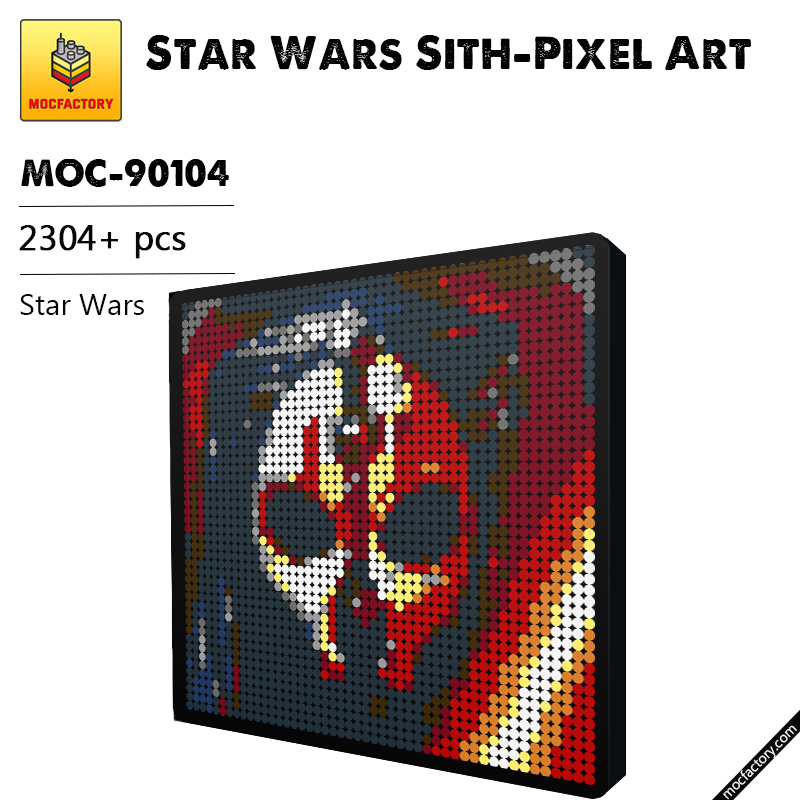 MOC 90104 Star Wars Sith Pixel Art MOC FACTORY - LEPIN Germany