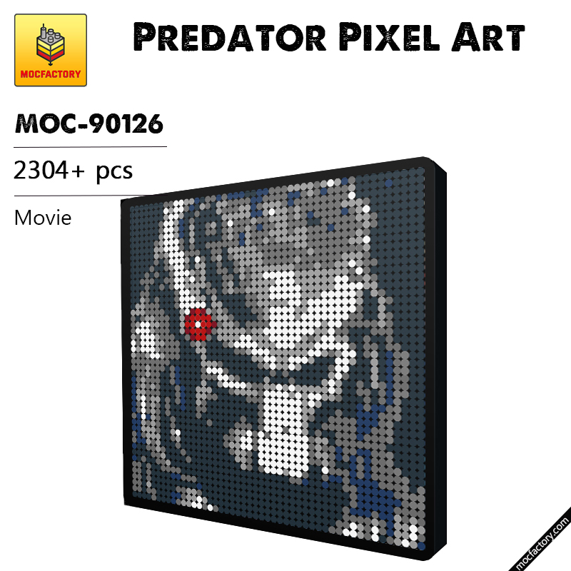 MOC 90126 Predator Pixel Art Movie MOC FACTORY - LEPIN Germany