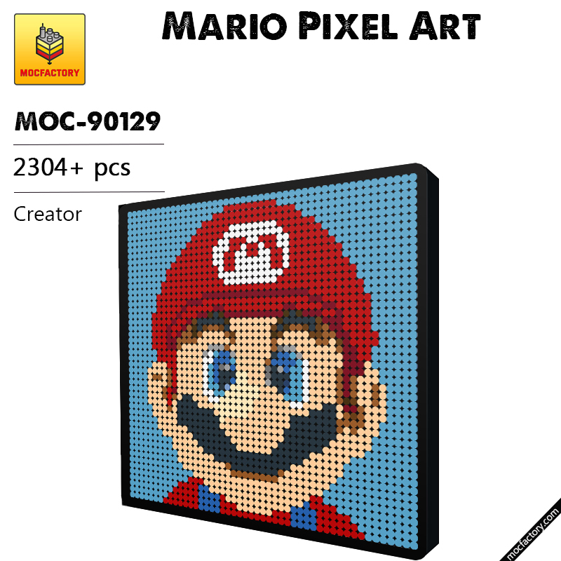 MOC 90129 Mario Pixel Art Movie MOC FACTORY - LEPIN Germany