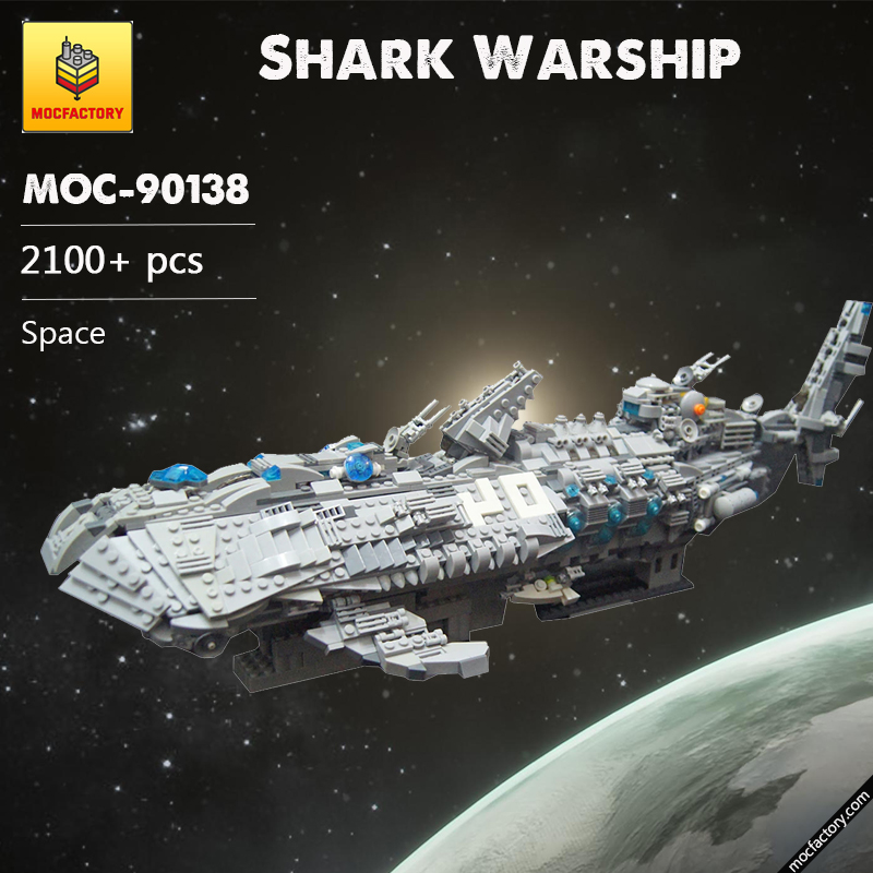 MOC 90138 Shark Warship Space MOC FACTORY 1 - LEPIN Germany