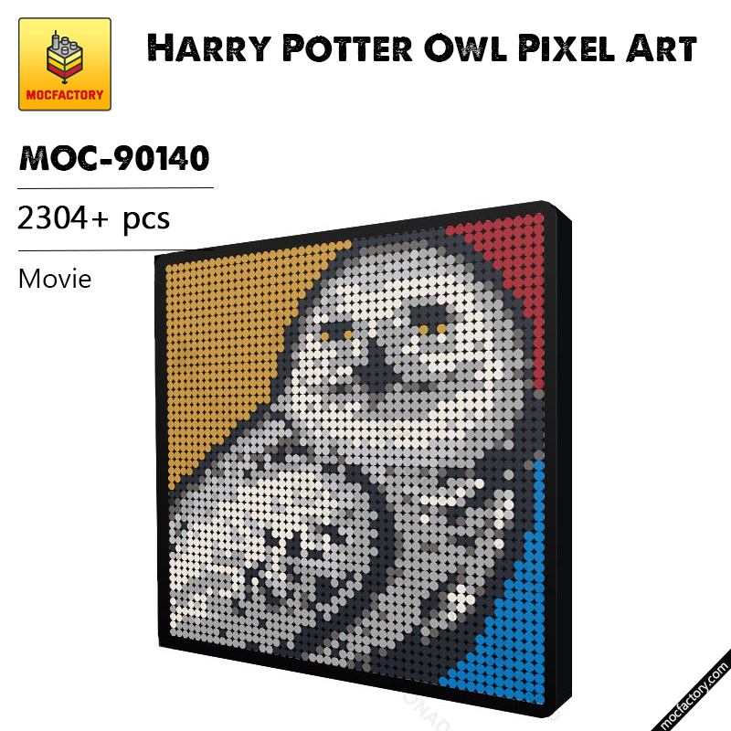 MOC 90140 Harry Potter Owl Pixel Art Movie MOC FACTORY - LEPIN Germany