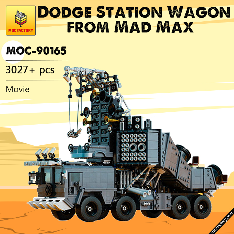MOC 90165 Dodge Station Wagon from Mad Max Movie by Nicola Stocchi MOC FACTORY - LEPIN Germany