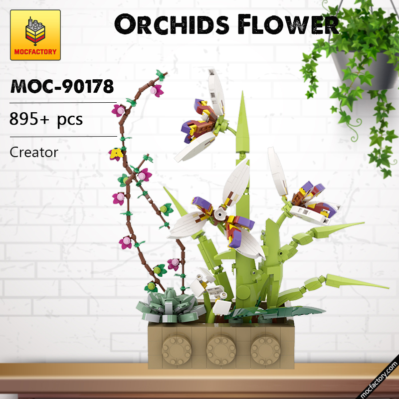 MOC 90178 Orchids Flower Creator MOC FACTORY - LEPIN Germany