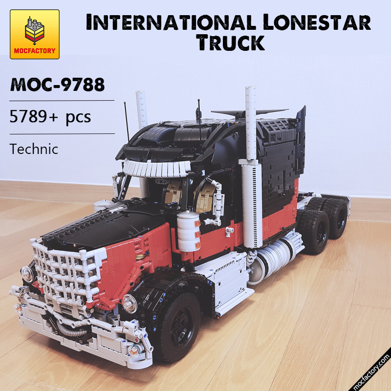 MOC 9788 International Lonestar Truck Technic by OleJka MOC FACTORY - LEPIN Germany