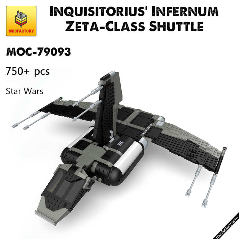 MOC FACTORY MOC 79093 Inquisitorius Infernum Zeta Class Shuttle with 750 pieces 4 - LEPIN Germany