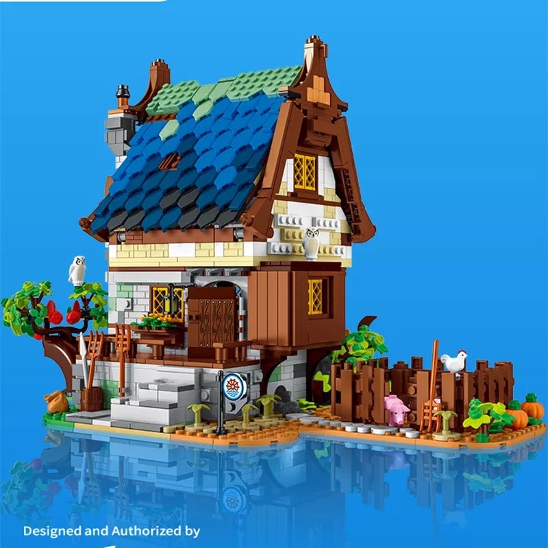 MODULAR BUILDING URGE 50104 Medieval Town Water Mill 1 - LEPIN Germany