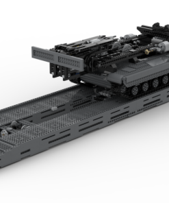 New technology building block moc29526 military ultimate Abrams with bridge layer AVLB remote control tank assembly - LEPIN Germany