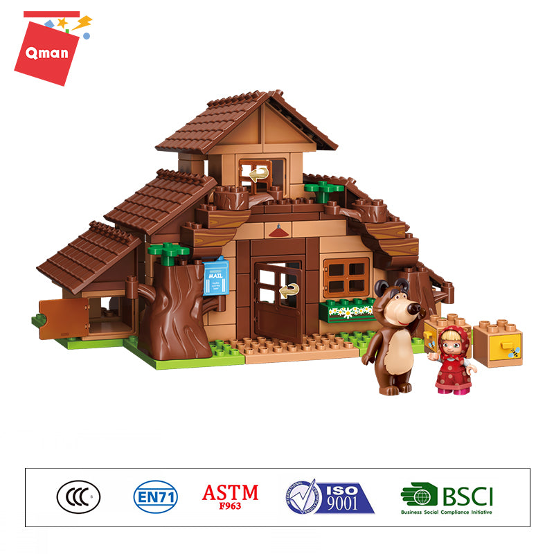 Qman 5212 Bear House with 113 pieces 1 - LEPIN Germany
