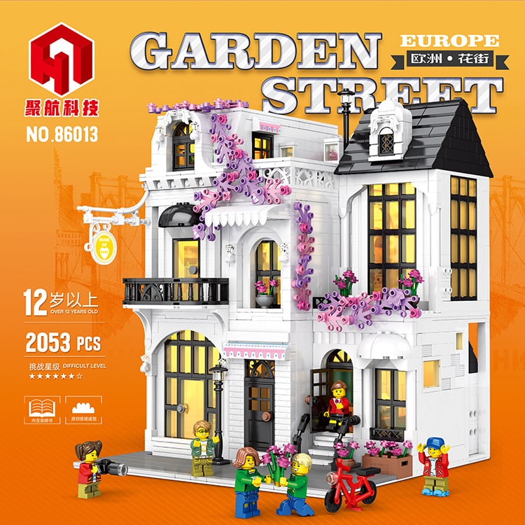 juhang 86013 garden street with light 5142 - LEPIN Germany