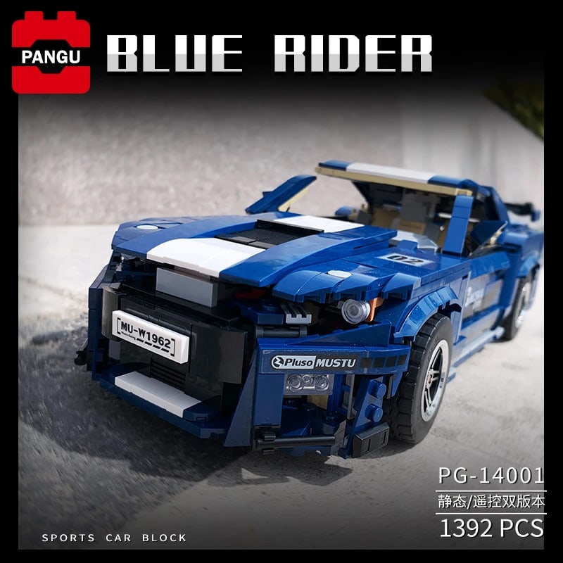 pangu 14001 ford mustang gt500 rc super car compatible moc 10265 2535 - LEPIN Germany