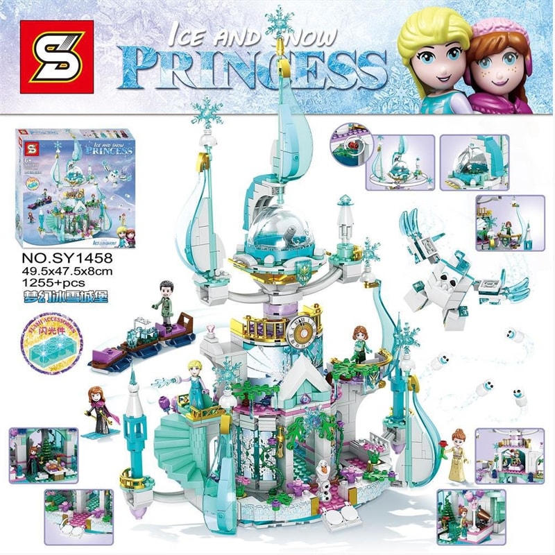 sy 1458 fantasy ice castle ice and snow princess frozen 3313 - LEPIN Germany